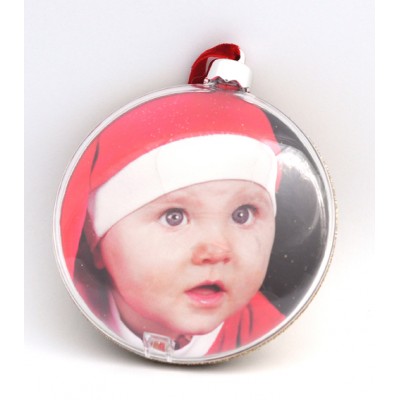 Globulete brad cu spate argintiu personalizate